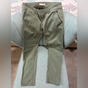 Loft olive chino pants